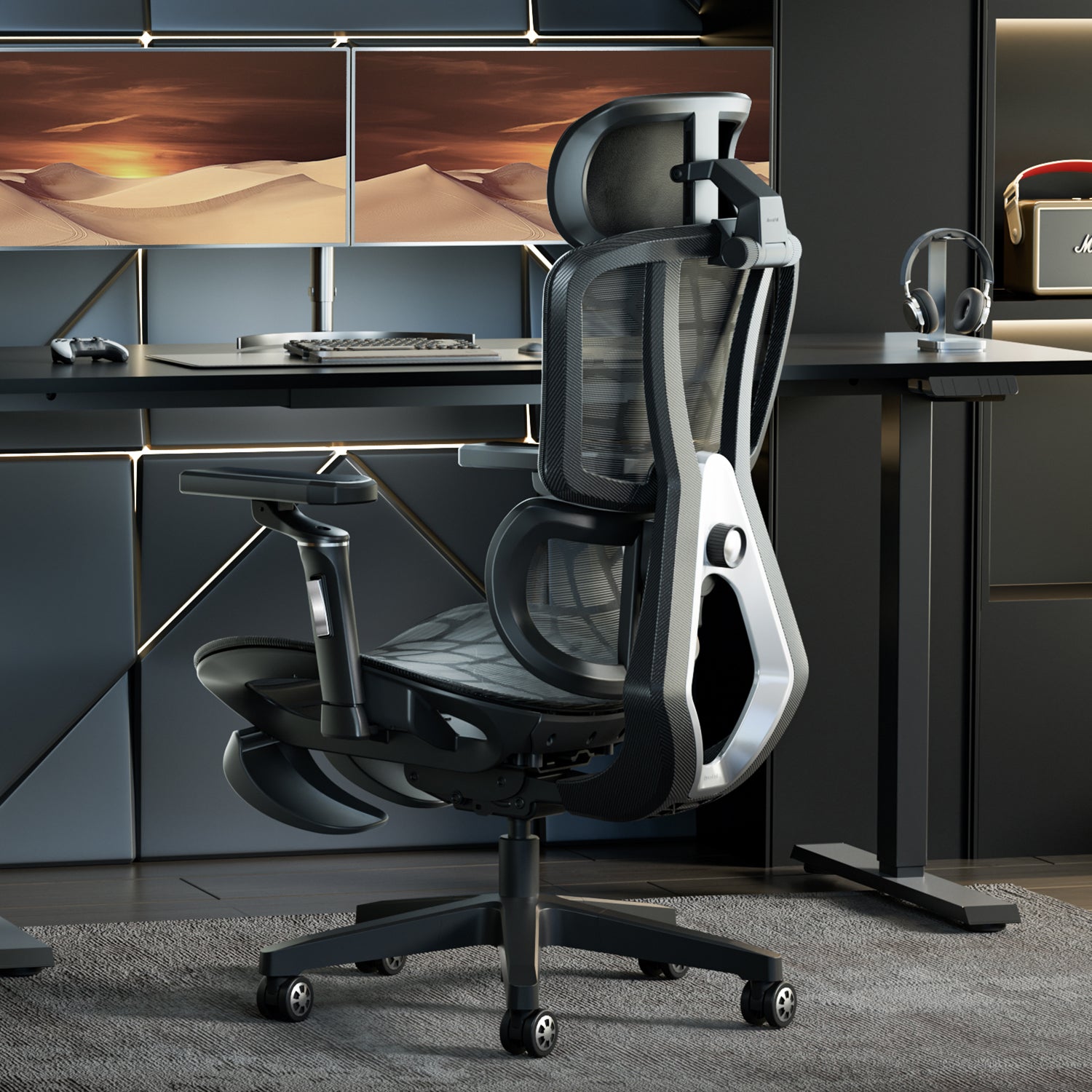 AutoFull G5 Silver Gaming Chair